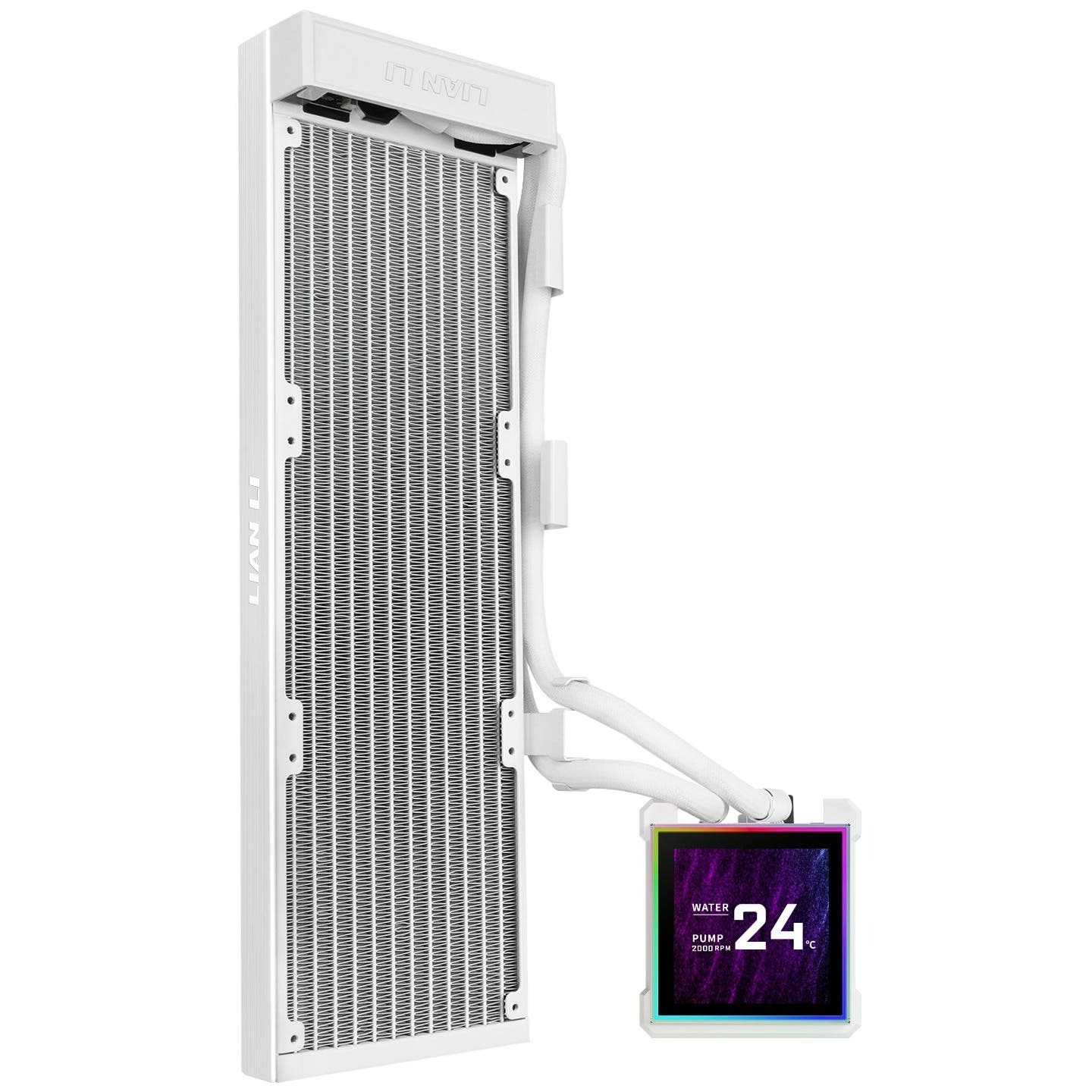 Система водяного охолодження Lian Li HydroShift II LCD-S 360N Fanless White (G89.GHS2LCDS36NW.00)