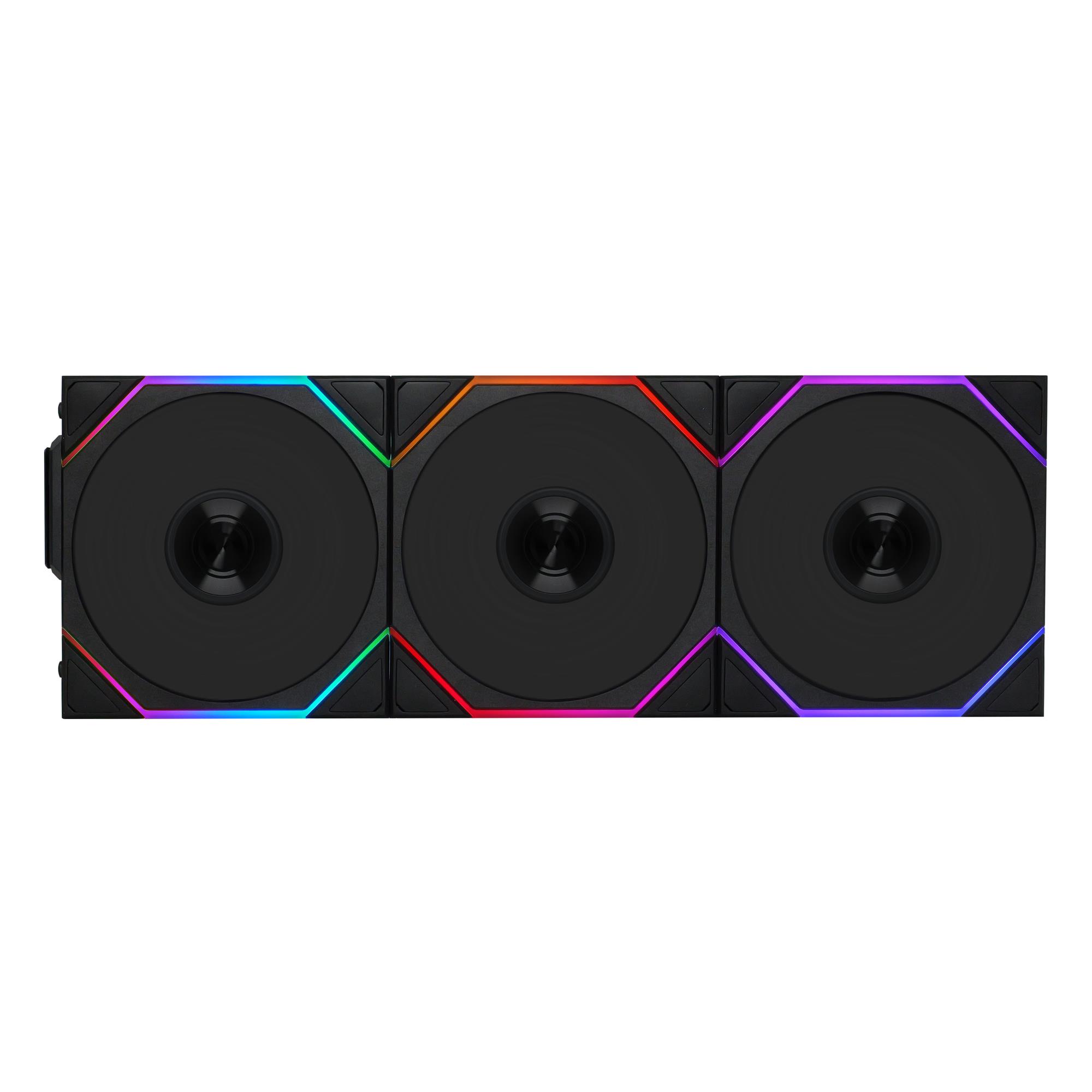 Вентилятор Lian Li Uni Fan TL Wireless Reverse 120-3 Black (G99.12RTL1W3B.00)