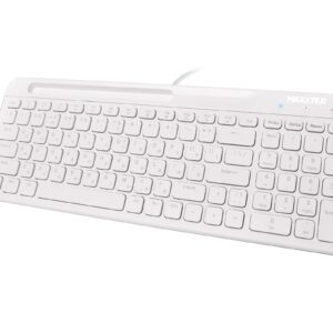 Клавiатура Maxxter KB-01W-UA White