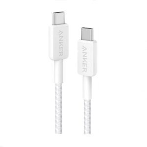 Кабель Anker 322 USB-C - USB-C 0.9 м, White (A81F5H21/A81F5G21)