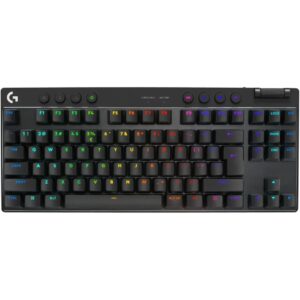 Клавiатура бездротова Logitech G PRO X TKL Lightspeed Black Tactile (920-012136)
