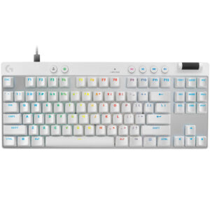 Клавiатура Logitech G PRO X TKL Rapid White (920-013242)