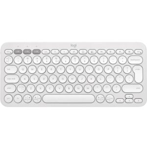 Клавiатура бездротова Logitech Pebble Keys 2 K380s White (920-011852)