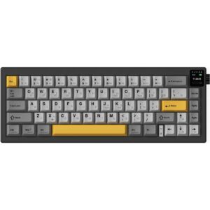 Клавіатура бездротова Ajazz AK650 Flying Fish Switch Black (AK650-FF-BGY)
