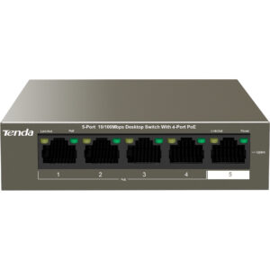 Комутатор Tenda TEF1105P-4-63W