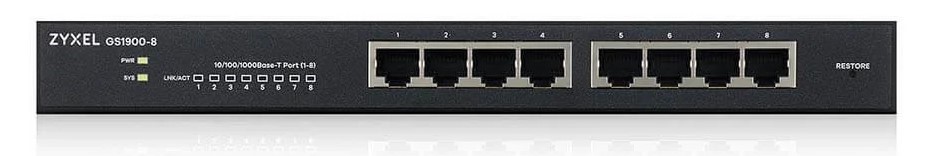 Комутатор ZYXEL GS1900-8 (GS1900-8-EU0102F)