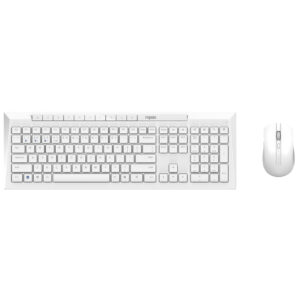 Комплект (клавіатура, миша) бездротовий Rapoo 8210М Wireless White