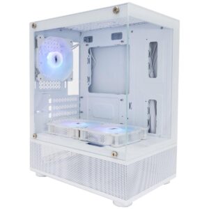 Корпус 1stPlayer Mi2-A-WH-2F7R-W-1F7-W White без БЖ