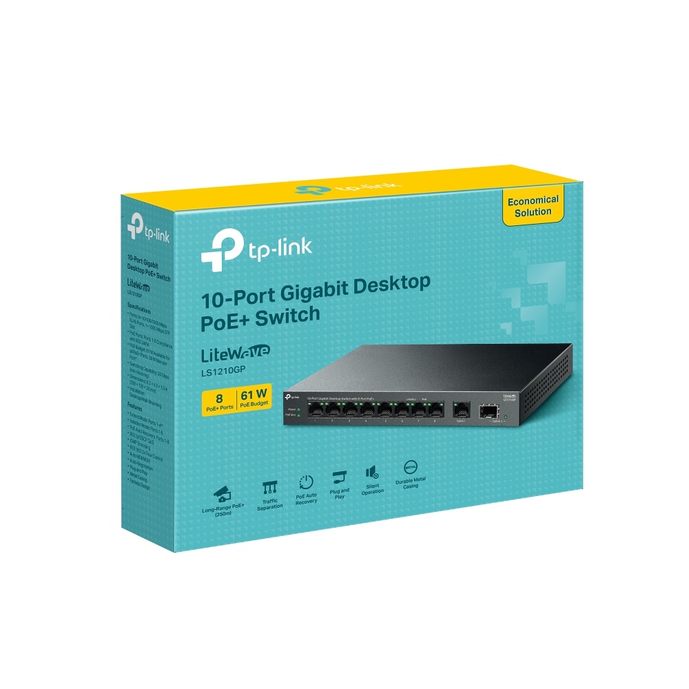 Комутатор TP-Link LS1210GP
