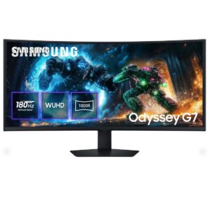 Монiтор Samsung 40" Odyssey G7 (LS40FG756EIXUA) VA Black 180Hz Curved