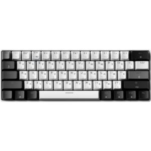 Клавіатура GamePro Genesis Infinity MK130BW Black/White