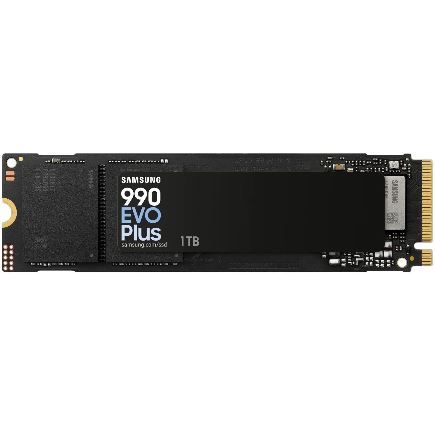 Накопичувач SSD 1ТB Samsung 990 EVO Plus M.2 2280 PCIe 5.0 x2 NVMe V-NAND TLC (MZ-V9S1T0BW)