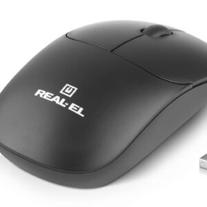 Миша бездротова REAL-EL RM-313 W Black