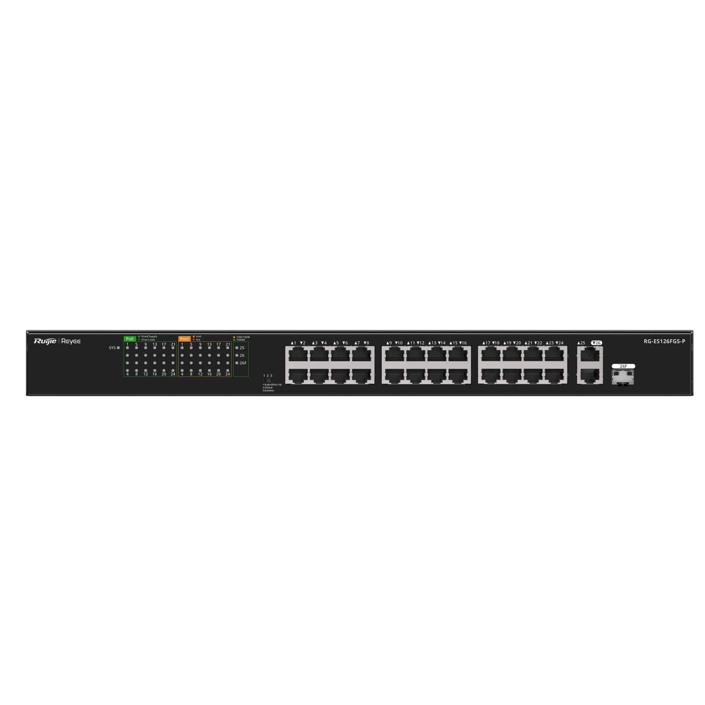 Комутатор Ruijie Reyee RG-ES126FGS-P