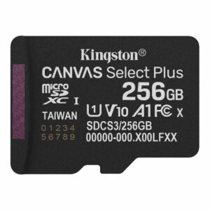 Карта пам`яті MicroSDXC 256GB UHS-I Class 10 Kingston Canvas Select Plus R150MB/s (SDCS3/256GBSP)