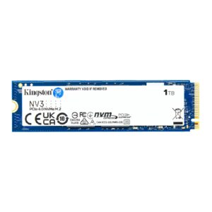 Накопичувач SSD 1TB M.2 NVMe Kingston NV3 M.2 2280 PCIe Gen4.0 x4 (SNV3S/1000G)