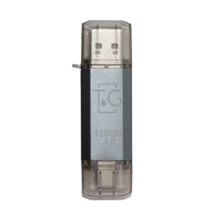 Флеш-накопичувач USB 3.0 128GB Type-C T&G 009 Star Series Silver (TG009TC-128GSL3)