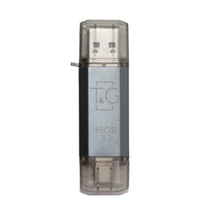 Флеш-накопичувач USB 3.0 16GB Type-C T&G 009 Star Series Silver (TG009TC-16GSL3)