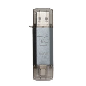Флеш-накопичувач USB 3.0 64GB Type-C T&G 009 Star Series Silver (TG009TC-64GSL3)