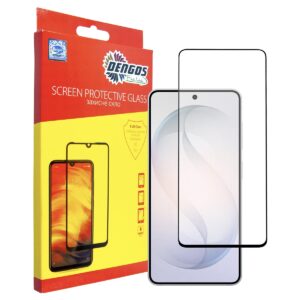 Захисне скло Dengos для Samsung Galaxy S26 SM-S942 Black Full Glue (TGFG-442)
