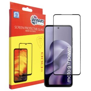Захисне скло Dengos для Motorola Moto G17/G17 Power Black Full Glue (TGFG-446)