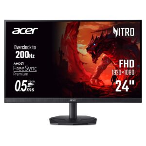 Монітор Acer 23.8" KG241YX1bmiipx (UM.QX1EE.101) IPS Black 200Hz