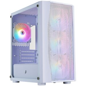 Корпус 1stPlayer X3-M-WH-4F1-W White без БЖ