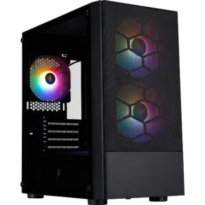 Корпус 1stPlayer X4-M-BK-2F1P-1F1 Black без БЖ