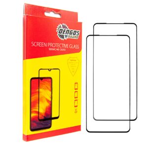 Захисне скло Dengos для Oppo Reno 12F Black Full Glue (DG-TG2P-58) 2шт