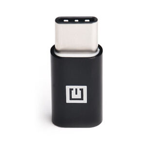 Адаптер REAL-EL micro USB - USB Type-C (F/M), Black (EL123500018)