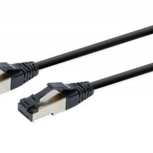 Патч-корд Cablexpert (PP8-LSZHCU-BK-5M) cat.8, S/FTP, літий, 50u "штекер із засувкою, 5 м, чорний