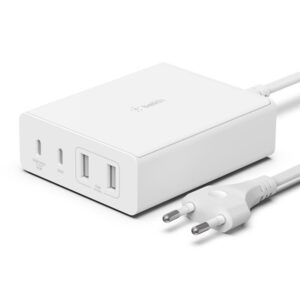 Мережевий зарядний пристрій Belkin Home Charger 108W Dual USB-С/USB-A (WCH010VFWH)
