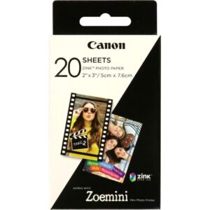 Фотопапір Canon (ZP-2030) Zink 5x7.6cм 20арк (3214C002)