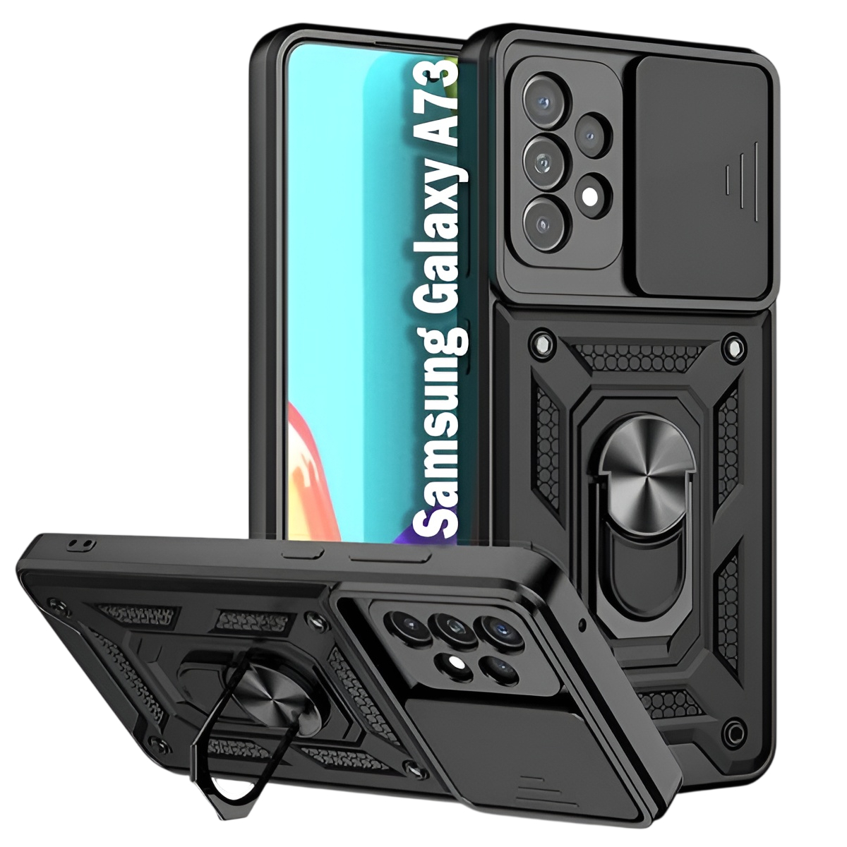 Чохол-накладка BeCover Military для Samsung Galaxy A73 SM-A736 Black (707381)