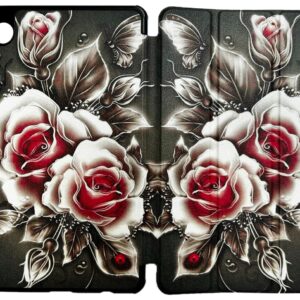 Чохол BeCover Smart Case для Samsung Galaxy Tab A11 SM-X133/SM-X135 8.7" Black Rose (713983)