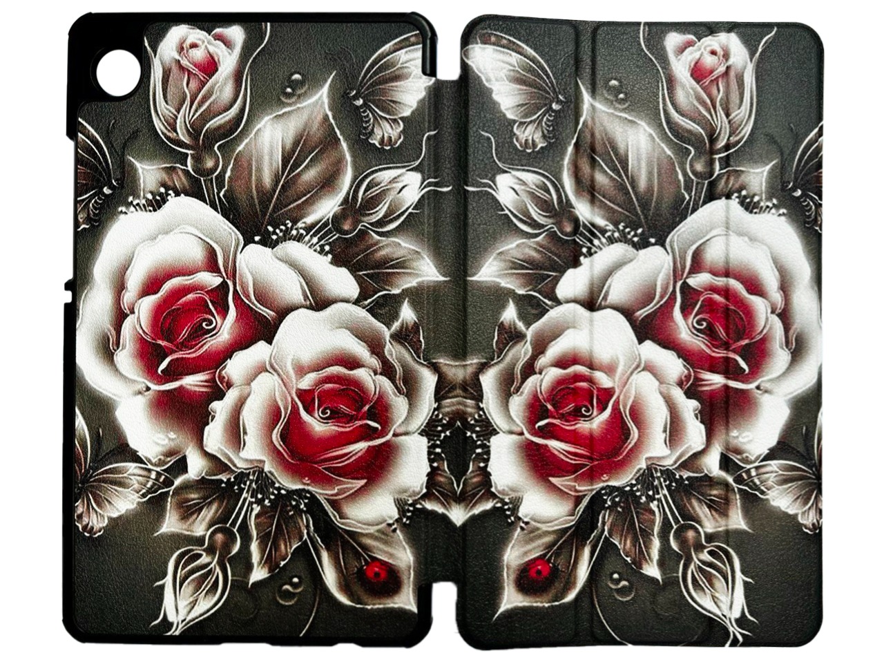 Чохол BeCover Smart Case для Samsung Galaxy Tab A11 SM-X133/SM-X135 8.7" Black Rose (713983)