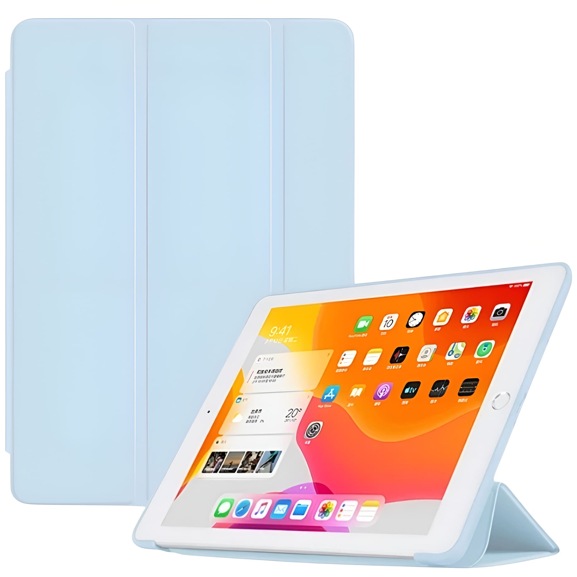 Чохол BeCover Tri Fold Soft TPU Silicone для Apple iPad Air 11" M4 2026 Light Blue (715239)