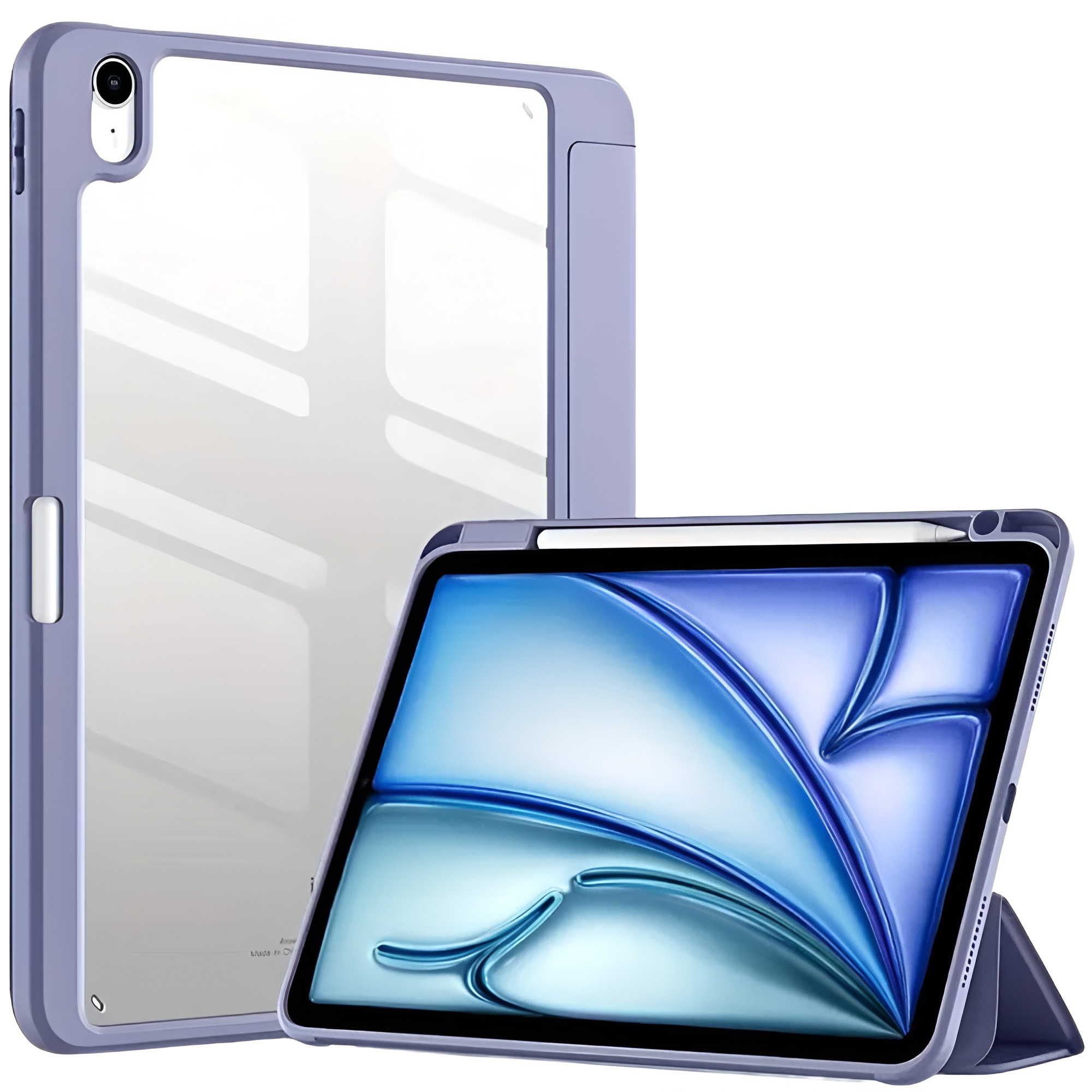 Чохол-книжка BeCover Soft Edge TPU з кріпленням Apple Pencil для Apple iPad Air 11" M4 2026 Purple (715260)