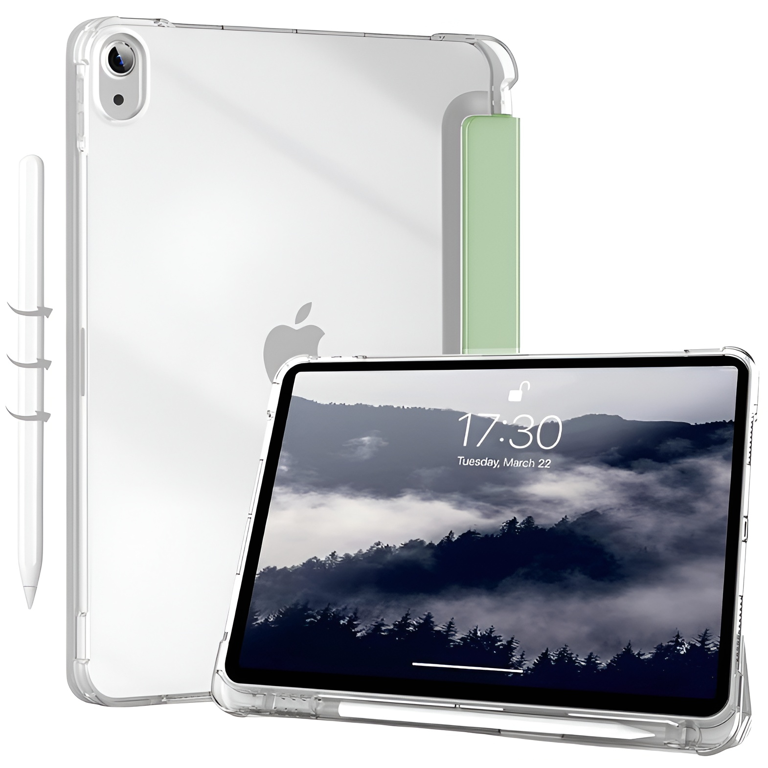 Чохол-книжка BeCover Soft Edge з кріпленням Apple Pencil для Apple iPad Air 11" M4 2026 Green (715263)