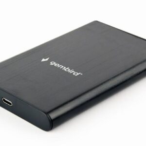 Зовнішня кишеня Gembird SATA HDD 2.5", USB 3.1, алюміній, Black (EE2-U3S-6)