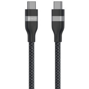 Кабель Anker Upcycled-Braided USB-C - USB-C (M/M), 240W, 0.9 м, Black (A82E2H11)