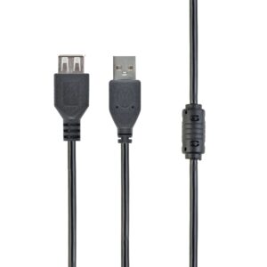 Кабель Cablexpert CCF-USB2-AMAF-6 подовжувач USB 2.0 AM/AF 1,8 м, феритовий фільтр