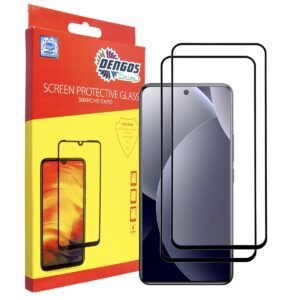 Захисне скло Dengos для Xiaomi Redmi Note 15 Pro 5G Black Full Glue (DG-TG2P-97) 2 шт.
