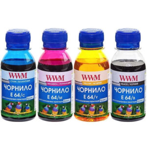 Комплект чорнил WWM Epson L110/210/355 B/C/M/Y (E64SET4-2) 4*100г