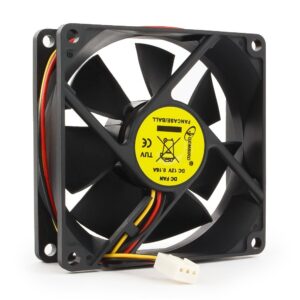 Вентилятор Gembird FANCASE/Ball , 80х80х25мм, 3-pin