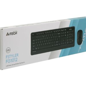 Комплект (клавіатура, миша) бездротовий A4Tech FG1012 Black