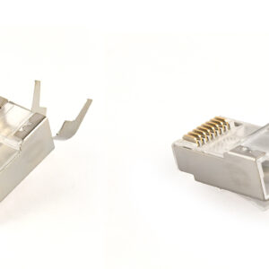 Конектор RJ 45 Cablexpert (LC-PTF7-01/100) 8P8C, Cat.7, FTP, з наскрізними отворами, позолочені контакти (100 шт/уп)
