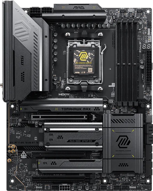Материнська плата MSI MAG B850 Tomahawk Max WiFi II Socket AM5