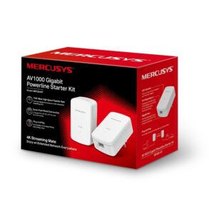 Комплект адаптерів Powerline Mercusys MP500 Kit (AV1000, 1xGE, 2 шт)