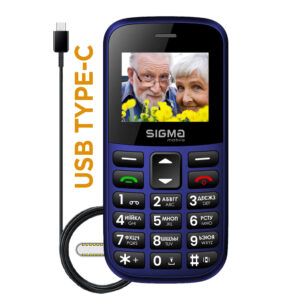 Мобільний телефон Sigma mobile Comfort 50 Easy Blue (4827798585238)